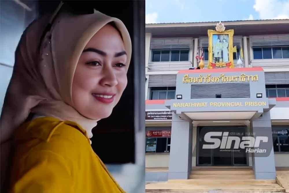 Popular Kelantan singer Eda Ezrin, 30, along with her husband and four friends, were released from detention at the Narathiwat Provincial Central Prison on Wednesday.