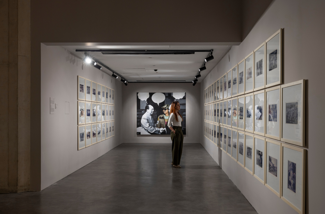 The installation at the Cultural Foundation Abu Dhabi. Photo: Zena Khan 