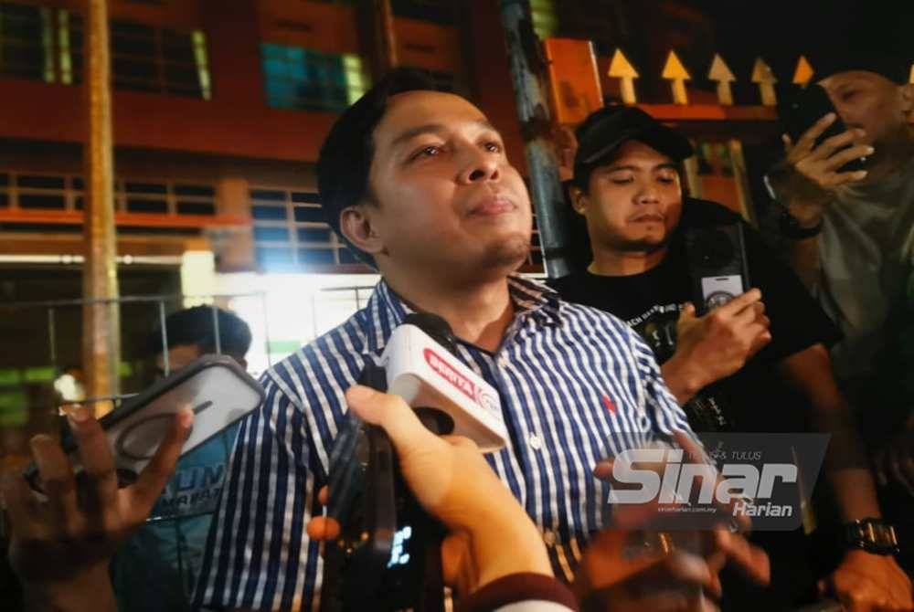 Shahlan speaking to reporters on Sunday.