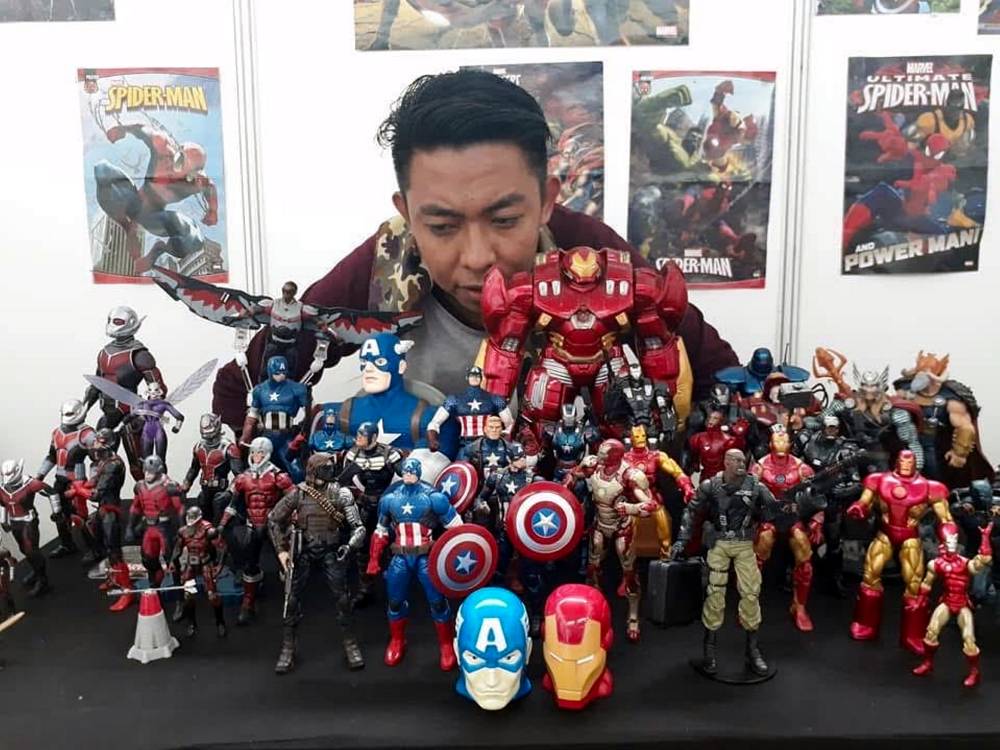 The hobby of collecting figurines or miniature statues is often associated with childhood and adolescence, a passion that tends to fade with age. - Bernama photo