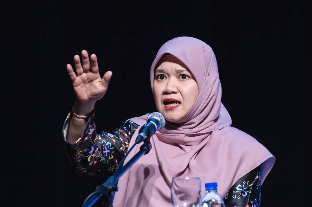 Education Minister Fadhlina Sidek. Bernama FILE PIX