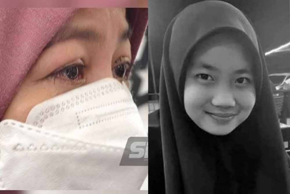 Noraidah Lamat (left), Zara Qairina's mother.