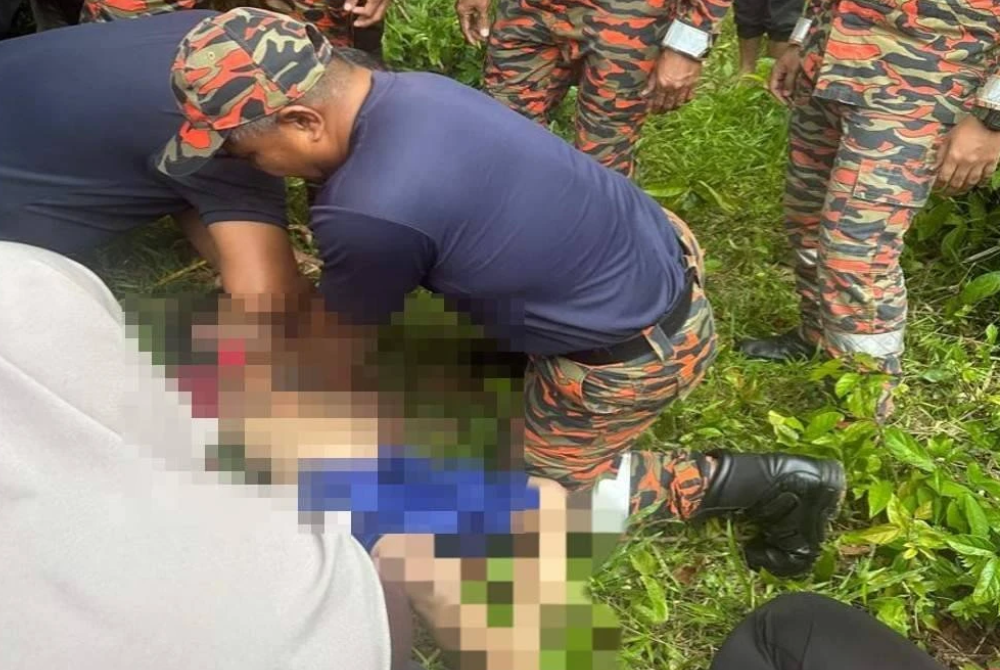 The victim was reportedly playing with three friends before being chased by the cattle and falling into the river, located about 500 metres from his home. - Photo courtesy of JBPM