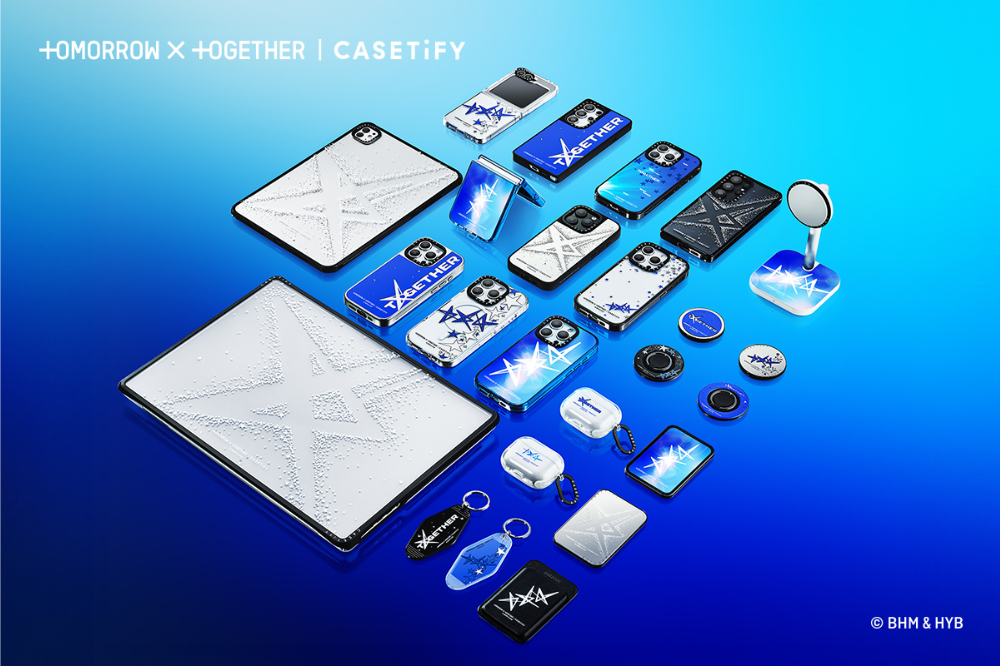 CASETiFY’s first full accessories collaboration with Tomorrow x Together. Photo: CASETiFY.