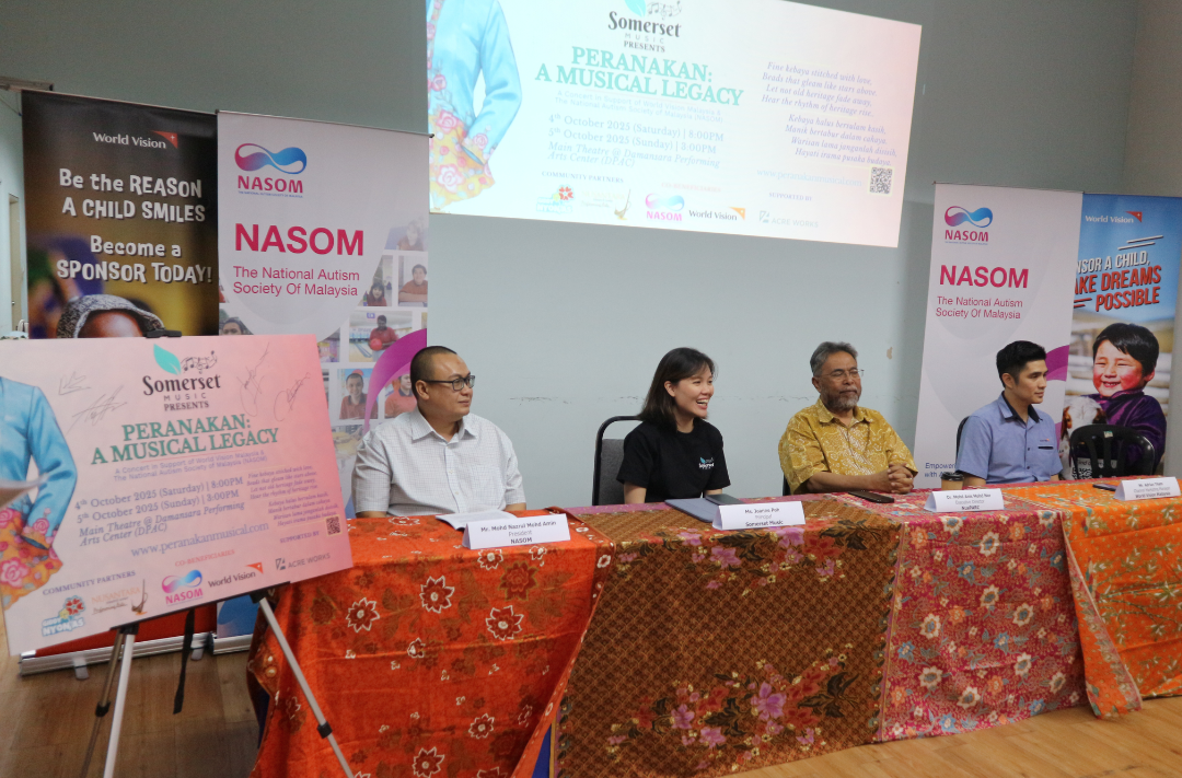 The press conference and official launch of Peranakan: A Musical Legacy. 