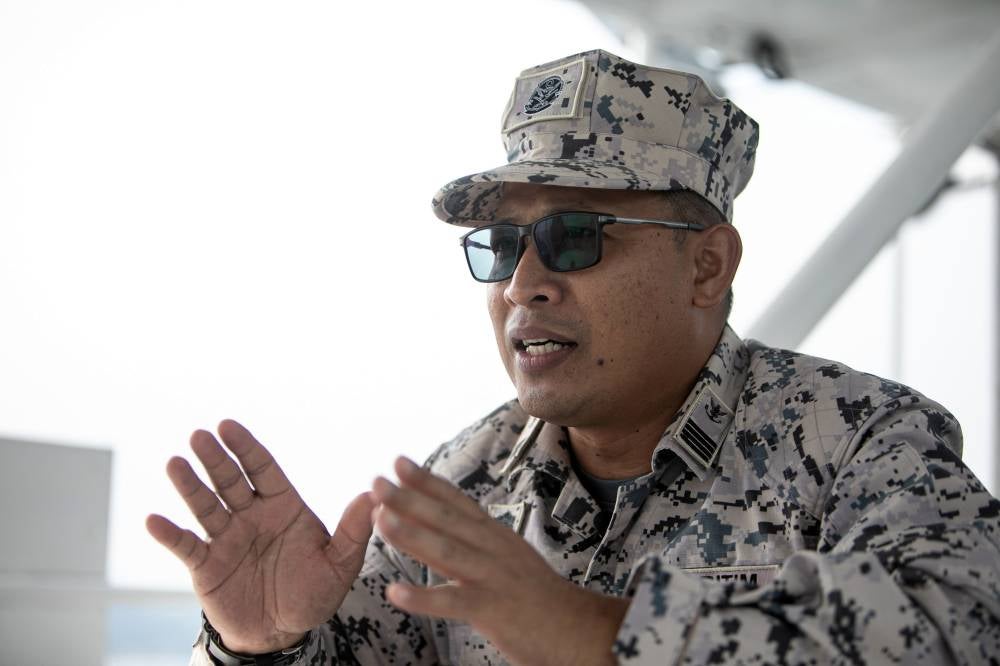 Perak Malaysian Maritime Enforcement Agency (MMEA) director Maritime Captain Mohamad Shukri Khotob. Photo by Bernama