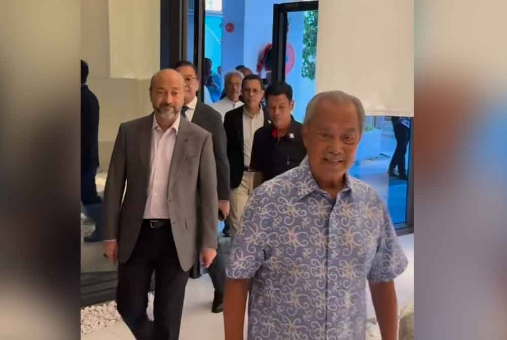Muhyiddin attended the Joint Meeting of Opposition Party Leaders at a hotel in Kuala Lumpur on Monday.