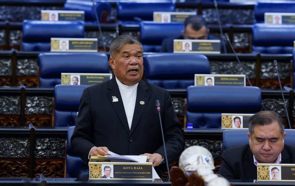 Agriculture and Food Security Minister Datuk Seri Mohamad Sabu. Photo by Bernama
