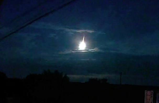 Social media has been abuzz with users in Japan reporting sightings of a mysterious object that briefly lit up skies across the country's west on Tuesday night as it fell. Photo: X