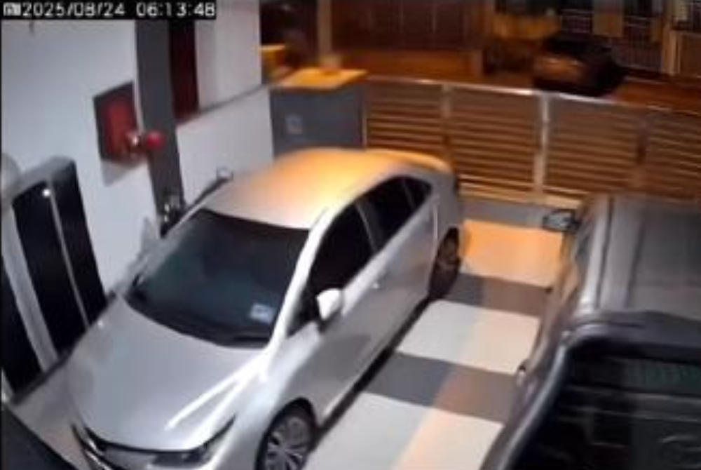 CCTV footage shared online showed cars shaking and alarms going off, while residents described hearing a 'loud bang' moments before the shaking. Photo source: Social Media