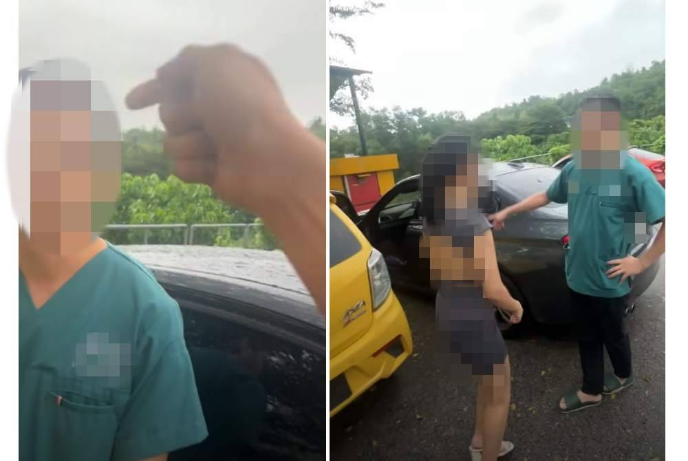 A viral post on Facebook shows a young man storming in and recording the moment his wife was caught cheating with a doctor who is also married, drawing widespread attention from netizens.