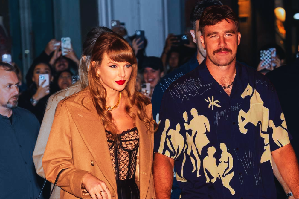 Taylor Swift and Travis Kelce in New York City Oct 2024. - Photo: edited in CANVA