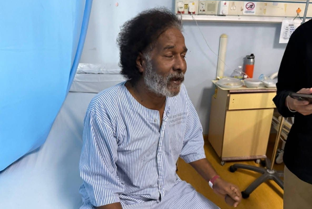 The veteran comedian is facing one of the toughest battles of his life as he prepares for further medical treatment at Hospital Ampang following a severe infection in his foot. Bernama photo