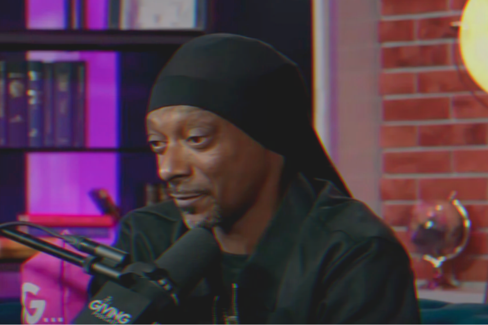 Snoop spilled about taking his grandson to the movies in 2022 at It’s Giving podcast.