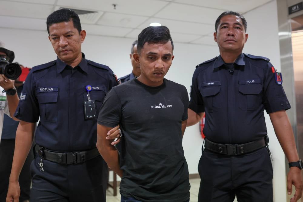Labourer Ahmad Farhan Rizal Abdullah, 29, pleaded not guilty to insulting the modesty of a woman entrepreneur and trespassing into a residential premises last week. - Photo by Bernama