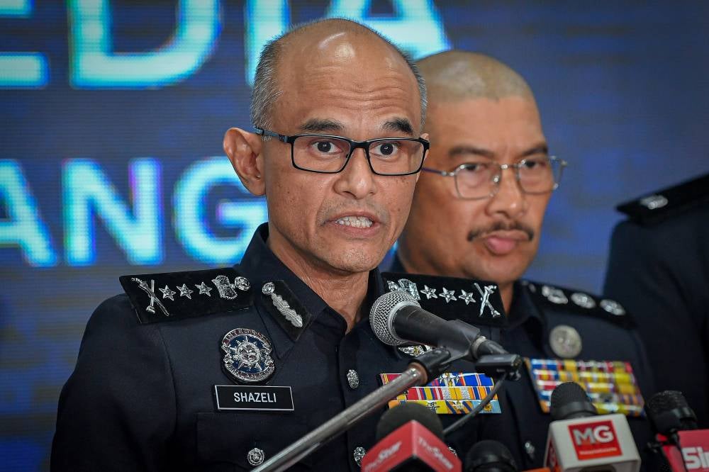 Selangor police chief Datuk Shazeli Kahar. Bernama FILE PIX