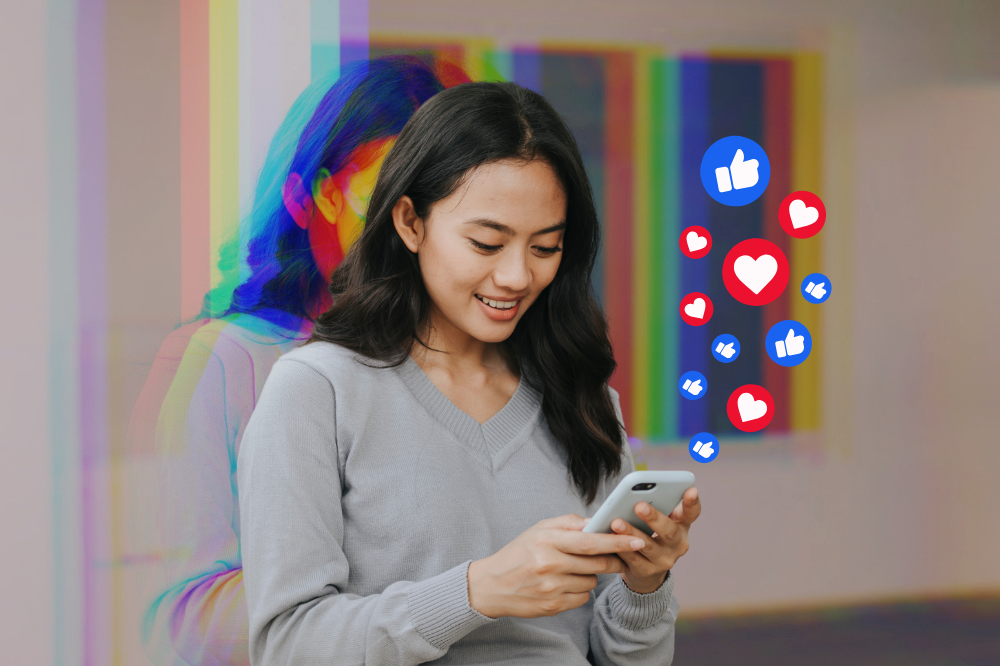 Orbiting is the sneaky, modern evolution of ghosting. Photo: Edited in Canva