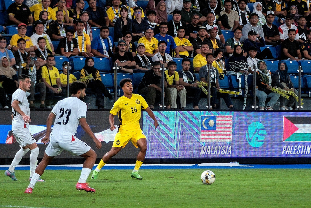 Yesterday's match also saw heritage player Richard Chin make his debut with the national team when he was brought on in the 80th minute, replacing Quentin Cheng. - Bernama photo