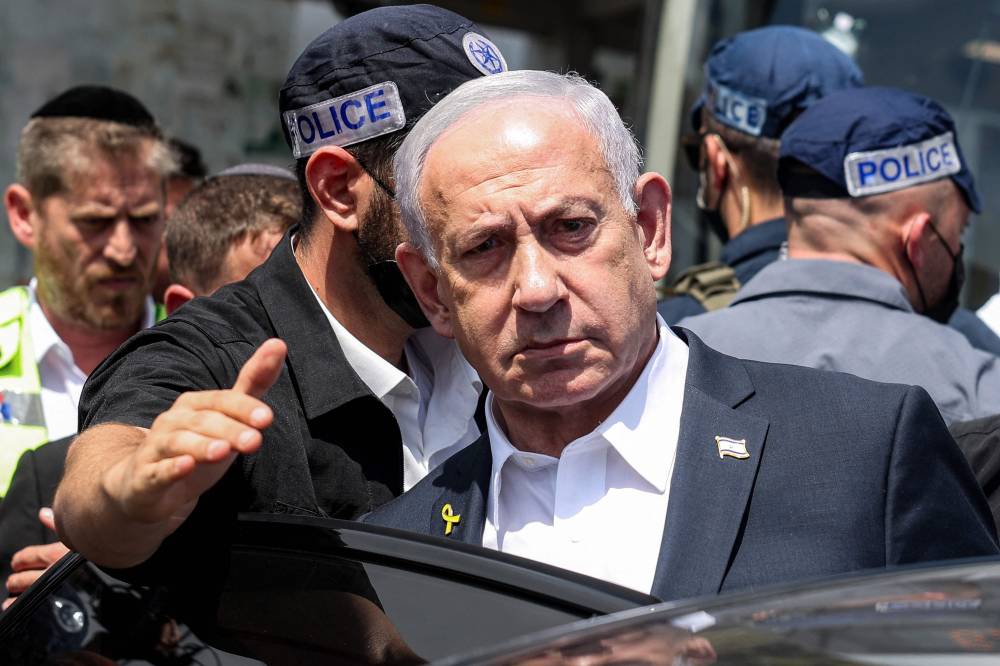 Israel's Prime Minister Benjamin Netanyahu. Photo by Ronen Zvulun/POOL/AFP