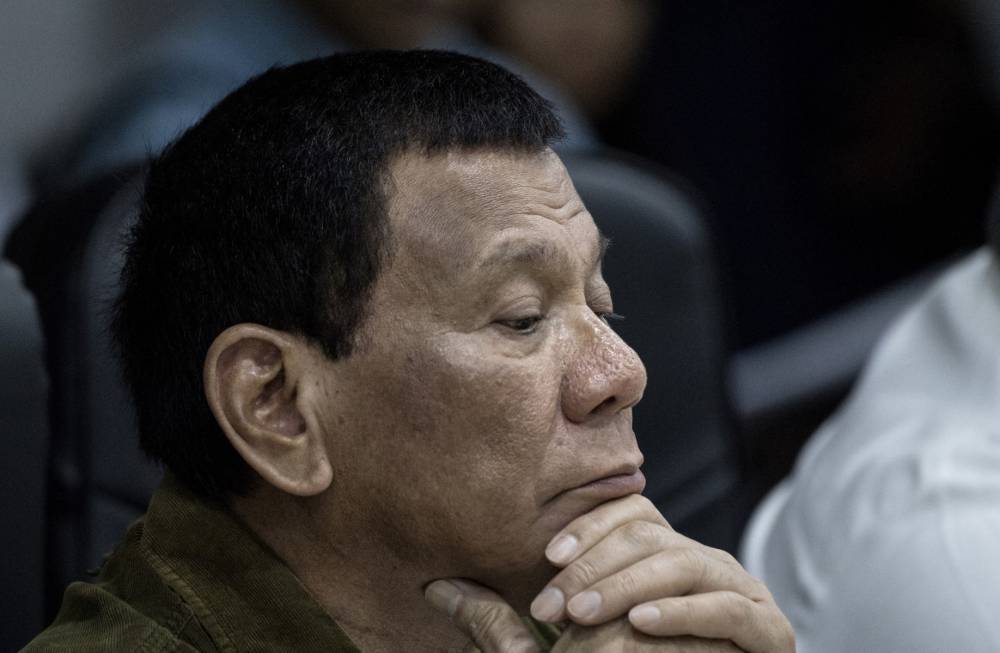 Former Philippine president Rodrigo Duterte. - (Photo by NOEL CELIS / AFP)