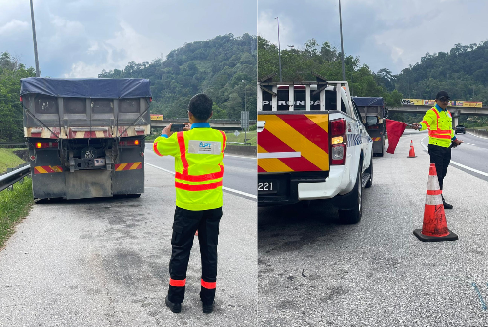 Patrol officers change tyres, jump-start dead batteries, sweep away fallen cargo and even report busted streetlights so electricians can fix them as soon as possible.