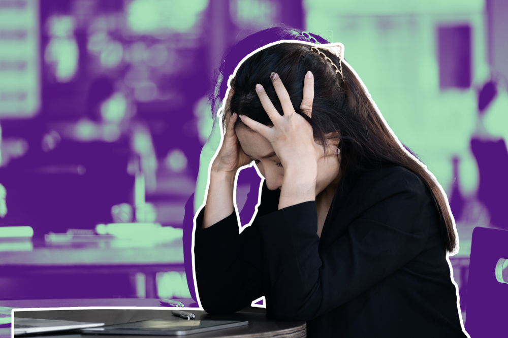 Dr Hisham Dzakiria explained that burnout developed when prolonged stress is ignored. Photo for illustrative purposes only. Photo: CANVA