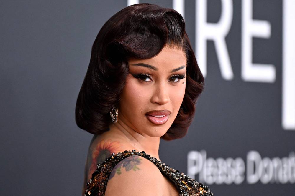 Rapper Cardi B is expecting a child with her American football player boyfriend Stefon Diggs, she said on September 17, 2025, following weeks of rumors. The singer confirmed the news in an interview with CBS, telling the outlet: "I'm excited. I'm happy." (Photo by Robyn Beck / AFP)