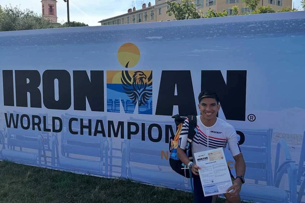 Syed Saddiq has successfully completed the gruelling Ironman World Championship in 13 hours and four minutes. - Photo source: Syed Saddiq Syed Abdul Rahman
