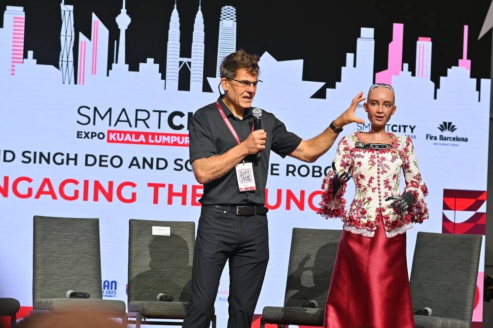 Sophia’s creator David Hanson. Photo: SINAR PHOTO/ASRIL ASWANDI SHUKOR