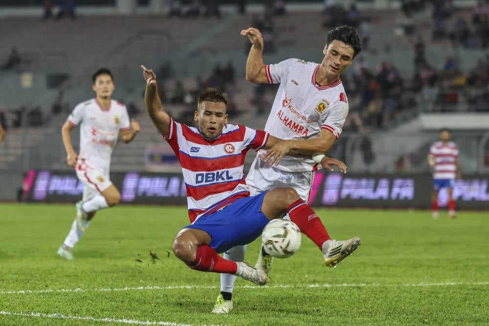 KL City doubled their lead in the 56th minute when Spanish import Victor Ruiz struck home from Muhammad Safawi’s delivery from the middle of the park. - Bernama photo