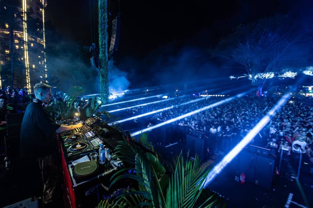 Adam Beyer proved why he's a true titan of the genre with a euphoric set that captivated the crowd.