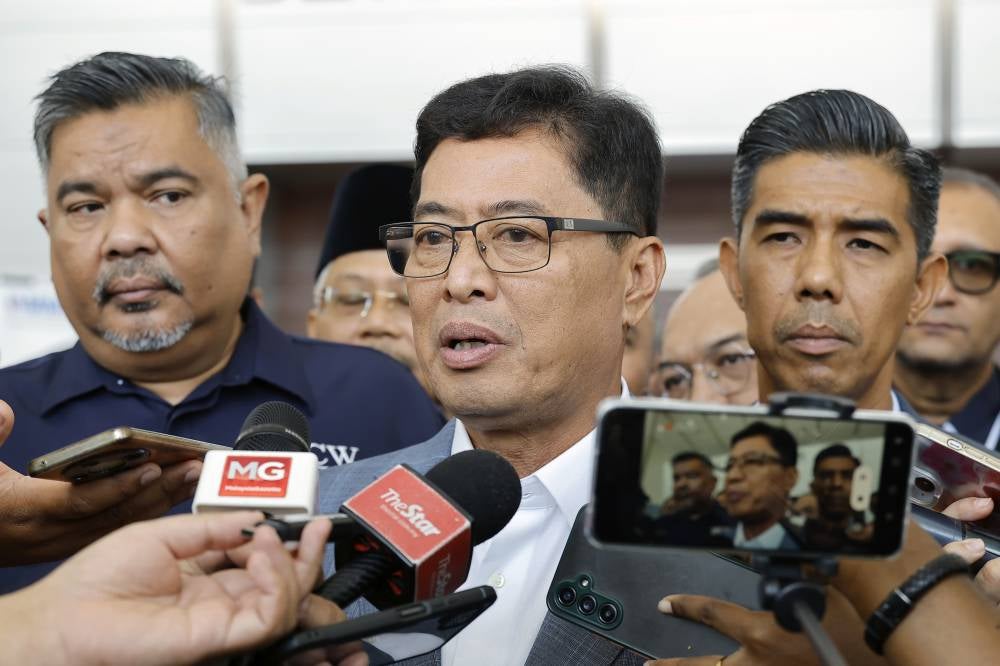 MACC chief commissioner Tan Sri Azam Baki speaks to media after attending the Malaysia Corruption Watch eighth Anniversary Celebration at Multimedia University (MMU) today. - Photo by Bernama
