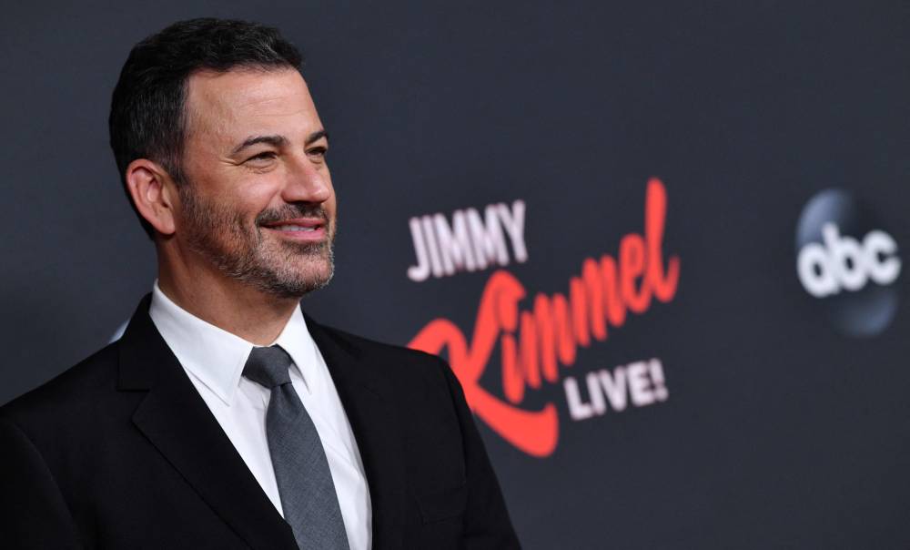 US television host Jimmy Kimmel arrives for "An Evening With Jimmy Kimmel" at the Roosevelt hotel in Hollywood on Aug 7, 2019. - (Photo by Chris Delmas / AFP)
