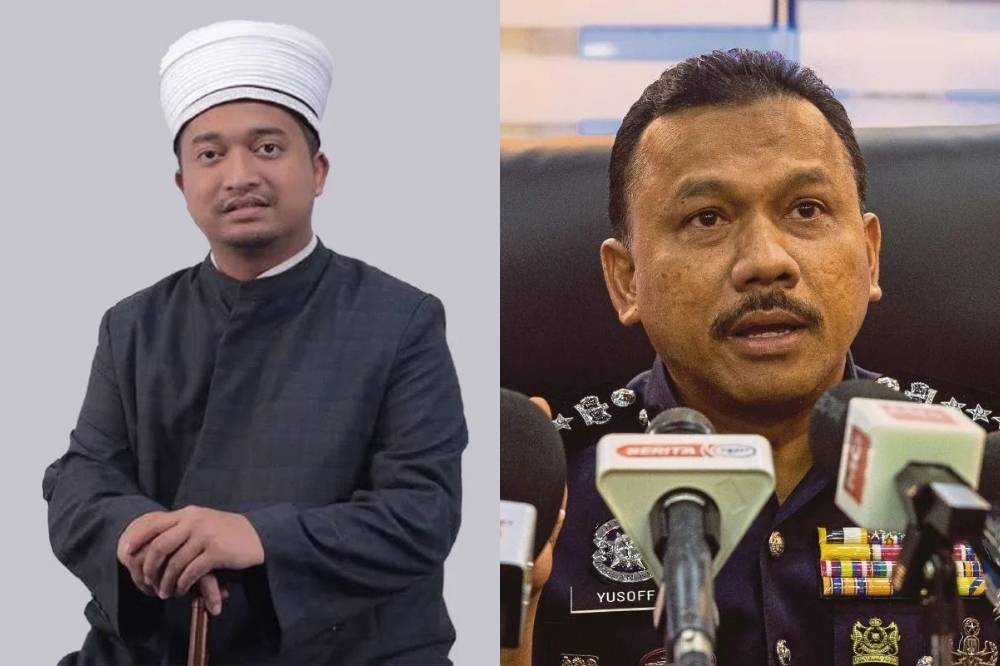 Fauwaz (left) and Yusoff. Photo: Bernama and edited via Canva