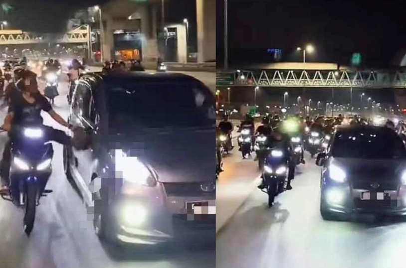 Police have arrested nine individuals, including six underage boys, over a road bullying case involving a group of motorcyclists and a Perodua Myvi driver near the Batu 13 Toll Plaza, Puchong, early Sunday.