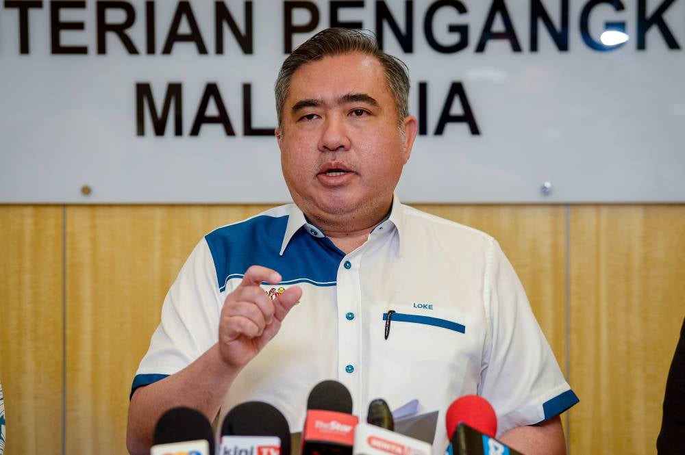 Transport Minister Anthony Loke during a press conference on the Budi Madani RON95 (BUDI95) programme at the ministry, today. - Photo by Bernama