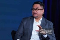 Ilham Centre executive director Hisomudin Bakar during the Interviu programme entitled “Bakal Berubahkah Sabah?” - Photo by Mohd Halim Abdul Wahid 