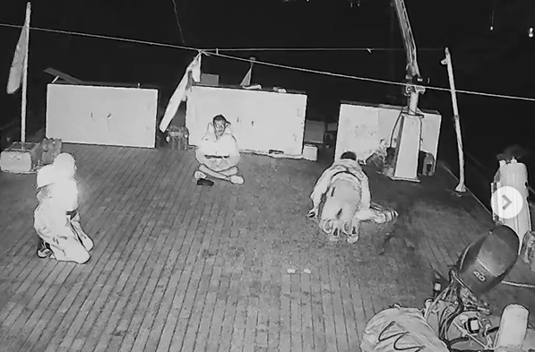 According to the GSF Tracker, several vessels namely Adara, Aurora, Alma, Dir Yassine (Mali), Grande Blu, Huga, Spectre, Sirius and Yulara had been intercepted. Photo: GSF Instagram