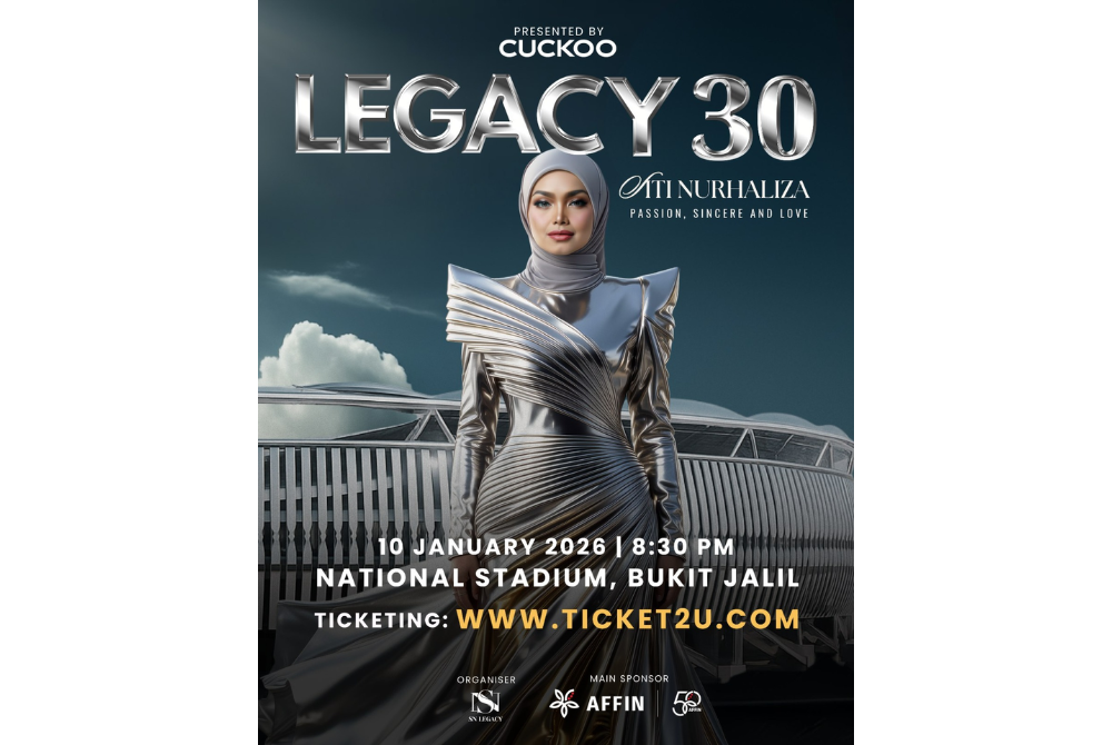 Datuk Seri Siti Nurhaliza will celebrate three decades of her illustrious musical career through the grand Legacy 30 Siti Nurhaliza Concert.
