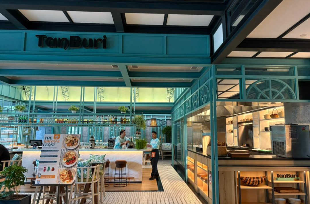 TanBuri brings a modern twist to South Asian flavours, with dishes as vibrant as its turquoise interiors.