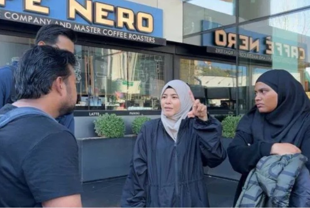 Ardell shared the terrifying moment when her hijab was pulled so hard that strands of her hair were torn out, accompanied by mocking cheers from Israeli soldiers intended to humiliate her. Photo: Astro AWANI