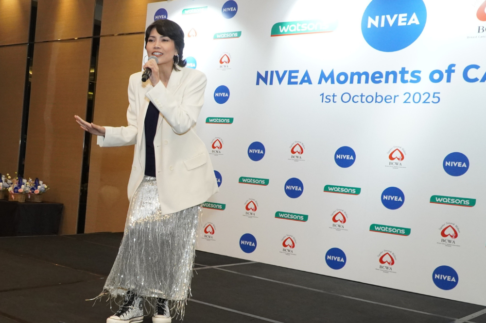 Malaysian singer and actress Elyana Emrizal, a cancer warrior, making a special appearance with an empowering performance of I Will Survive, echoing the event’s message of hope and resilience. -Photo: Nivea