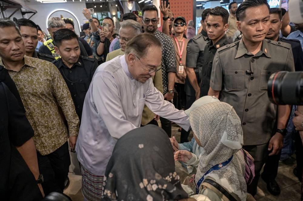 Anwar Ibrahim. Bernama FILE PIX