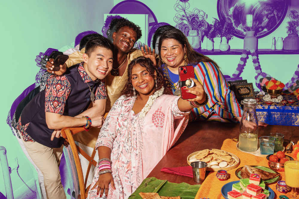 Across Malaysia and beyond, festive wardrobes are getting a refresh as designers and stylists experiment with new palettes, bold drapes and reimagined traditional wear. Photo for illustration purposes only. Photo: Edited via CANVA