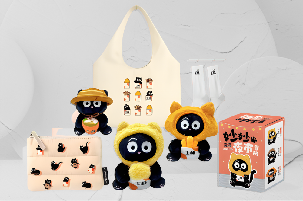 Miào Miào merchandise. - Photo: Shihlin 