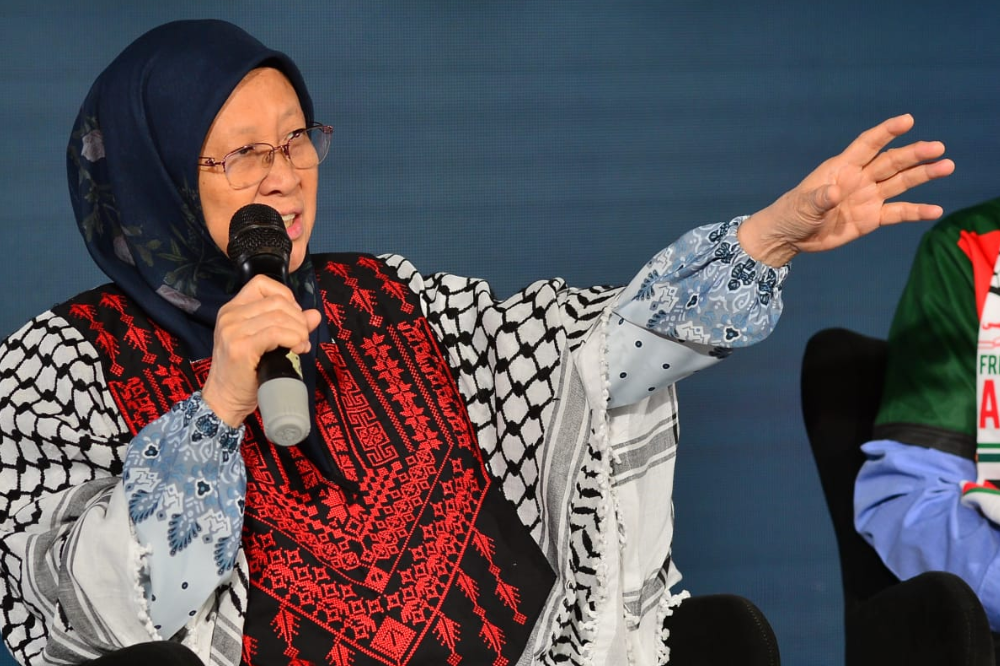 Dr Fauziah Mohd Hassan, one of the volunteers with the Freedom Flotilla Coalition x Thousand Madleens to Gaza humanitarian mission. - Photo by ASRIL ASWANDI SHUKOR