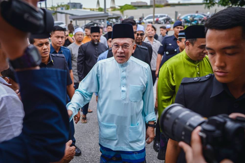 Prime Minister Datuk Seri Anwar Ibrahim - Photo by Bernama