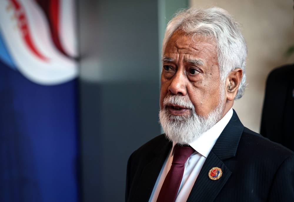 Timor-Leste Prime Minister Kay Rala Xanana Gusmao. Photo by Bernama