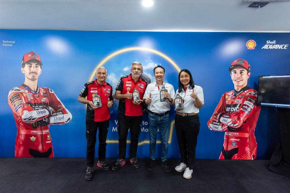 Shell Malaysia marked 26 years with Ducati Corse by unveiling the Shell Advance Ultra 10W-50, a race-proven lubricant co-developed for everyday riders.