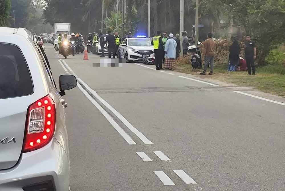 The victim, who sustained severe injuries, died at the scene.